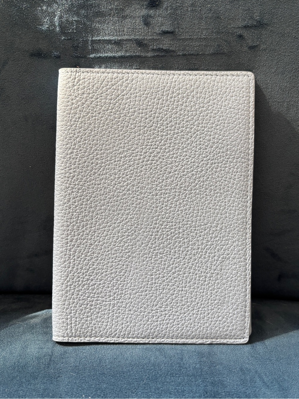 Hobonichi A6 Light Blue Taute Pebbled Leather Cover